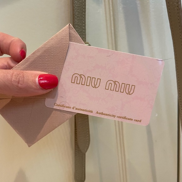 Authentic Miu Miu cross body - Picture 14 of 15